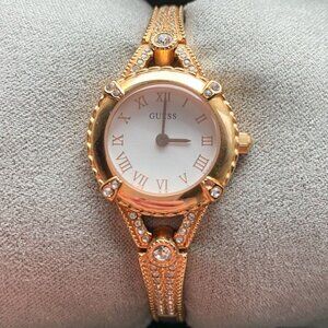 Guess Dainty Rose Gold Pavé Watch